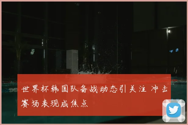 世界杯韩国队备战动态引关注 冲击赛场表现成焦点