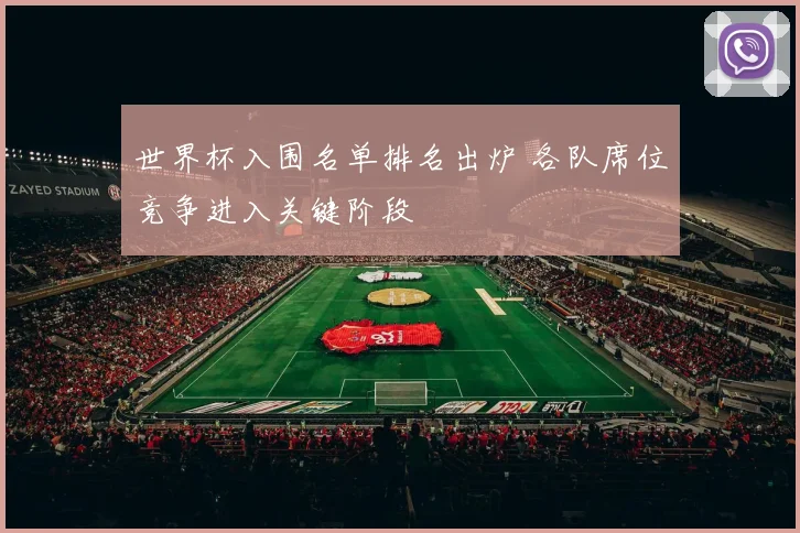 世界杯入围名单排名出炉 各队席位竞争进入关键阶段